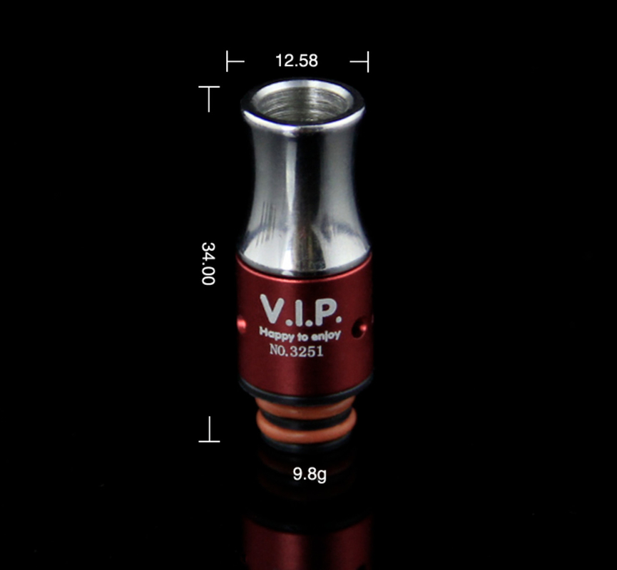 ปลายน้ำหยดสแตนเลส 510 ปากเป่าที่สร้างใหม่สำหรับ Vapor Mods RDA Tank