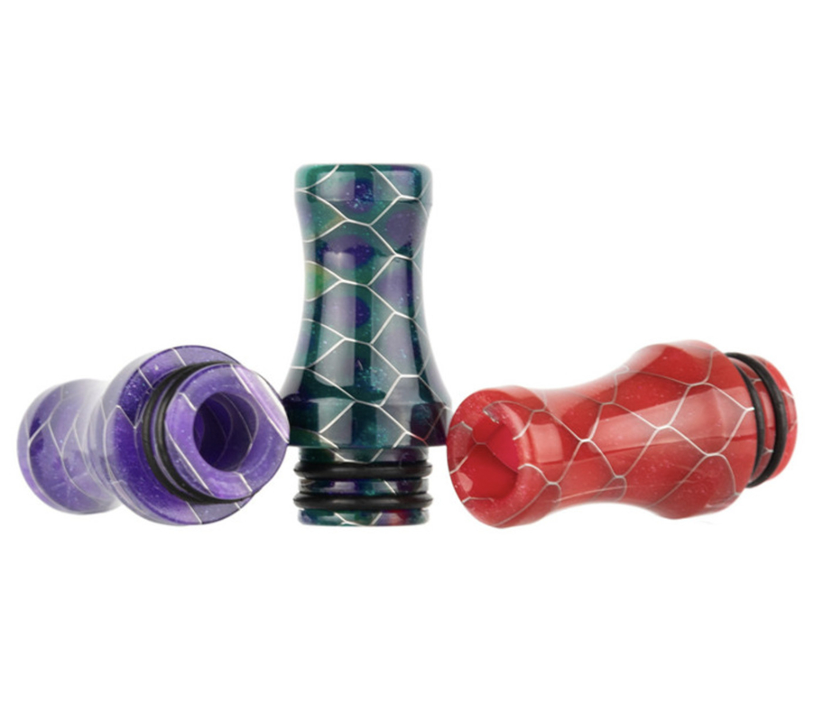 เรซิ่น 510 Vape Drip Tip AS258S อุปกรณ์เสริมบุหรี่อิเล็กทรอนิกส์สีสุ่ม