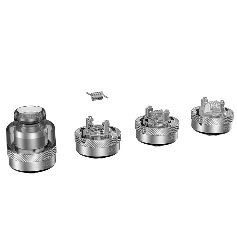 ถัง Voopoo Rta Pod ขนาด 26 x 46.5 มม. 2ml 510 Thread Pnp Tanks Replacement