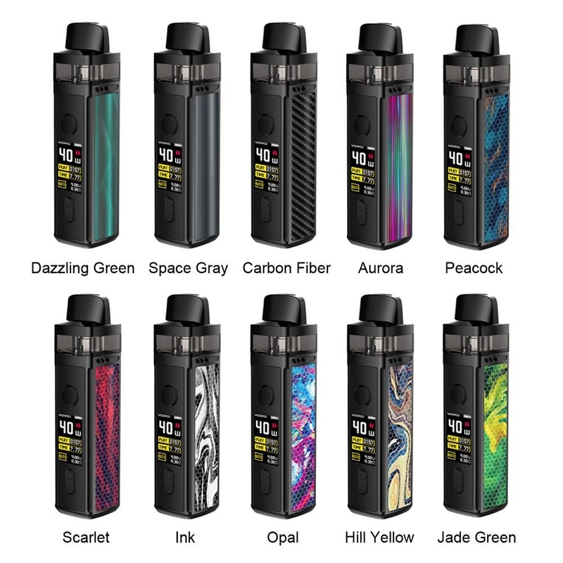 CRC FCC Pod System Starter Kit Voopoo Vinci 40w Pnp 0.3ohm 0.8ohm คอยล์ 1500mah