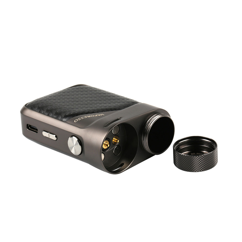 กล่อง Mod อุปกรณ์บุหรี่อิเล็กทรอนิกส์ Vaporesso Swag Px80 Pod Mod Kit เดี่ยว 18650 แบตเตอรี่ Gtx 0.2 0.3 Coil