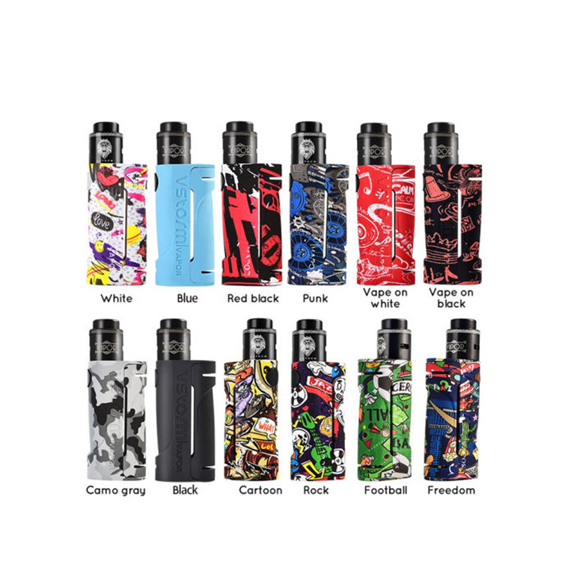 Vapor Storm Eco Rda 90w Box Mod Kits ชุดบุหรี่อิเล็กทรอนิกส์ชุดเริ่มต้น 18650 แบตเตอรี่ 24mm
