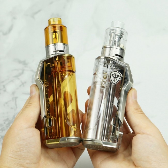 อุปกรณ์ Vape Pod Rincoe Jellybox Mini 80w 4.8ml ถัง Sub Ohm Single 21700 18650 Battery