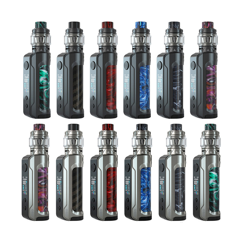 OBS ENGINE 100W Box Mod Kits เดี่ยว 18650 20700 21700 แบตเตอรี่ 810 เคล็ดลับหยดเรซิ่น