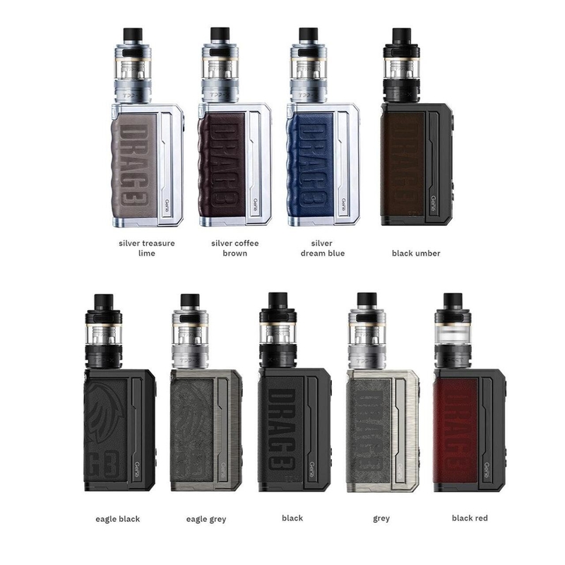 Voopoo Drag 3 Tpp X Box Mod Kit 5.5ml Tpp Dm คอยส์ Dual 18650 Battery