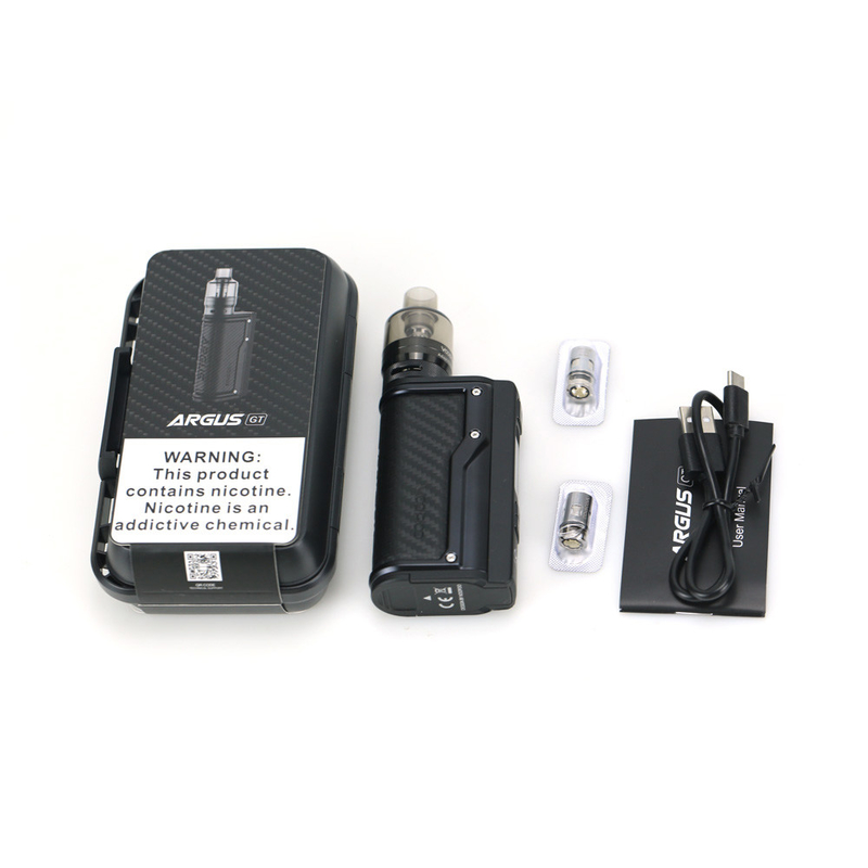 Argus Gt 160w Vape Mod Kits Dual 18650 แบตเตอรี่ 4.5ml 2ml ถังฉีดน้ำ