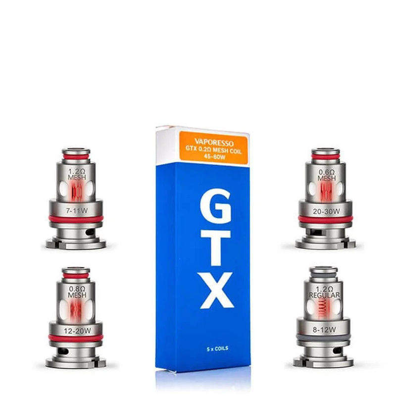 Vaporesso Gtx Coil 5 ชิ้น Target Pm80 Gtx Core Vape Mesh Coil เปลี่ยน 35g
