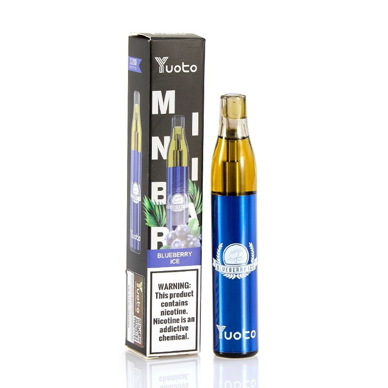 มินิบาร์ Disposable Vape Kit 1200 Puffs 650mah 4ml Fruit Flavour Pod Device