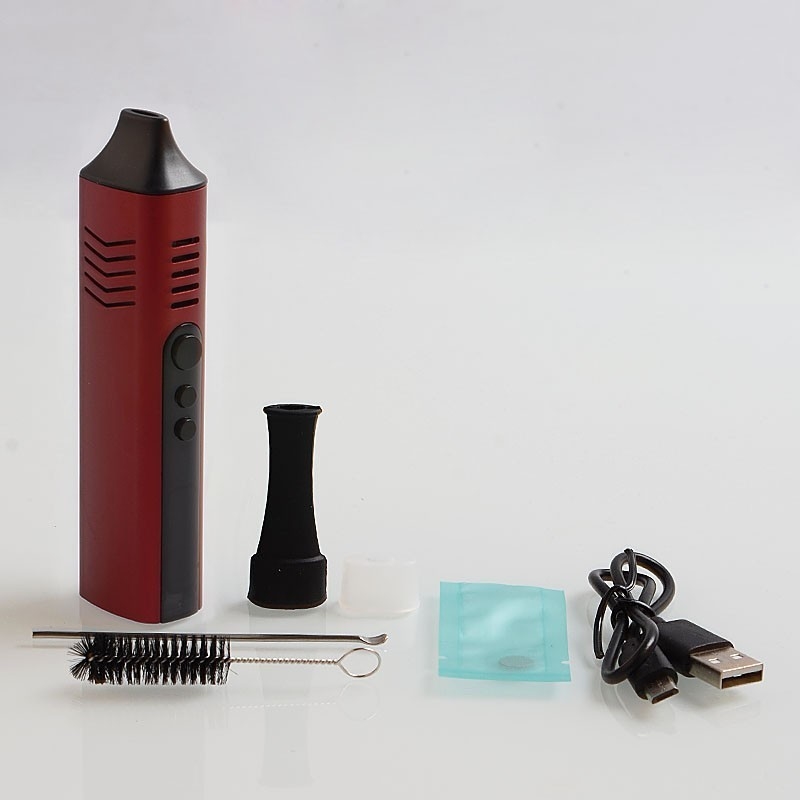 5V / 0.5A Hugo Vapor Conqueror 2600mah Dry Herb Vaporizer Kit ปากกาสมุนไพรแห้ง