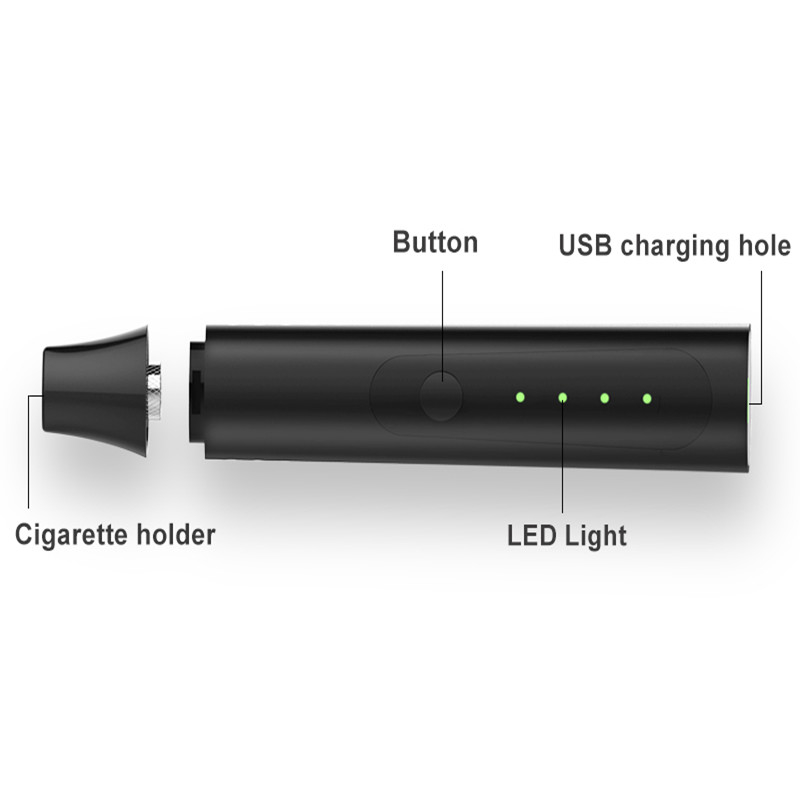 กล่องของขวัญ Dry Herb Vaporizer Hugo Vapor Delta Drying Vaporizer Kit 2200mah