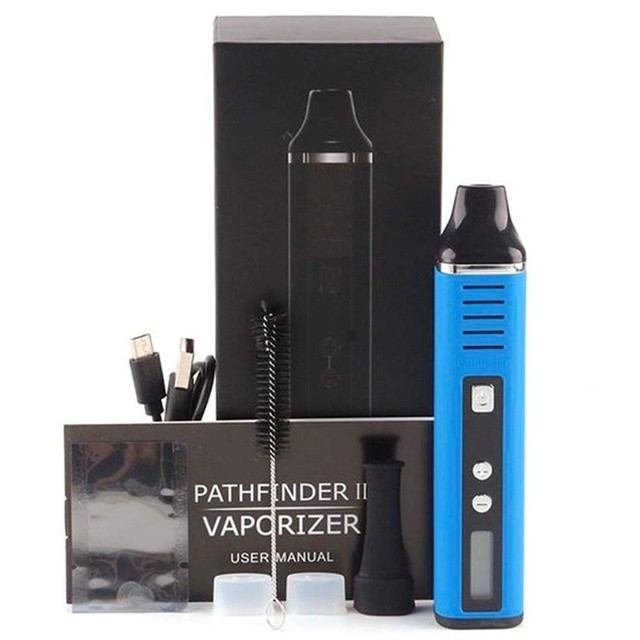 E Cigarette Dry Herb Vaporizer 2000mah Hugo Vapor Pathfinder 60 วินาทีความร้อนเร็ว