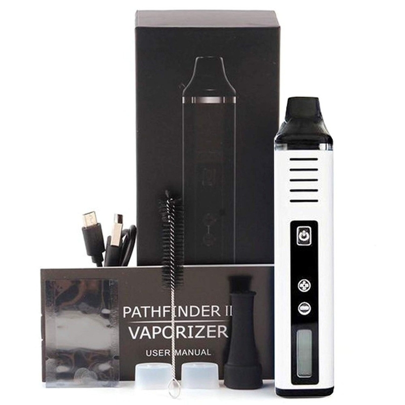 E Cigarette Dry Herb Vaporizer 2000mah Hugo Vapor Pathfinder 60 วินาทีความร้อนเร็ว