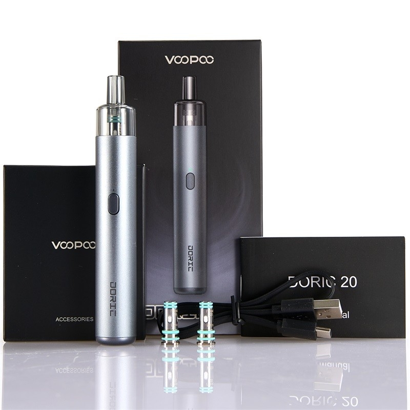 1500mah ITO Coil Refillable Pod Vapes Voopoo Doric 20 2ml บุหรี่อิเล็กทรอนิกส์ Vaper