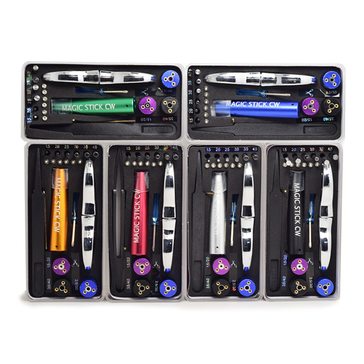 อุปกรณ์เสริมสำหรับบุหรี่อิเล็กทรอนิกส์ Coil Vape Winder Tool Kit DIY Vaping Sub Ohm Tools แหนบ 6 - In - 1
