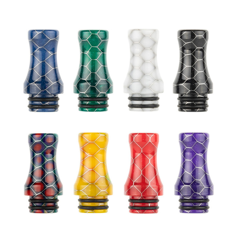 เรซิ่น 510 Vape Drip Tip AS258S อุปกรณ์เสริมบุหรี่อิเล็กทรอนิกส์สีสุ่ม