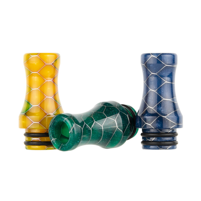เรซิ่น 510 Vape Drip Tip AS258S อุปกรณ์เสริมบุหรี่อิเล็กทรอนิกส์สีสุ่ม