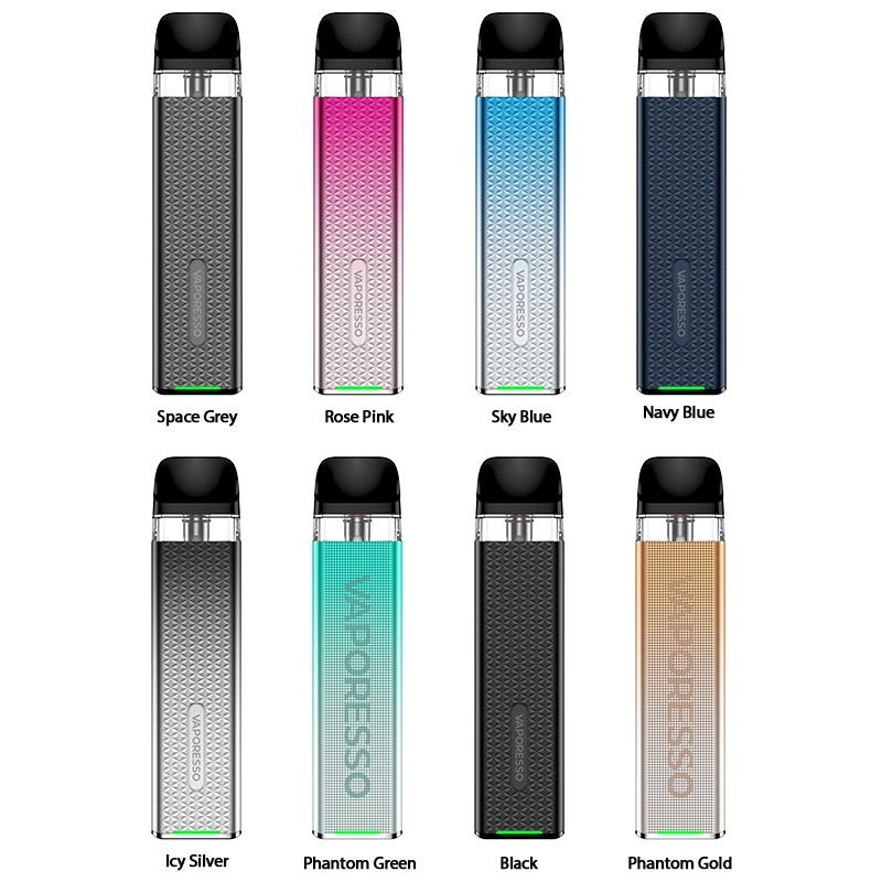 Vaporesso Xros 3 Mini Pod Kit 1000mah 2ml Xros 3 คาร์ทริดจ์ 0.6ohm Mesh Pod