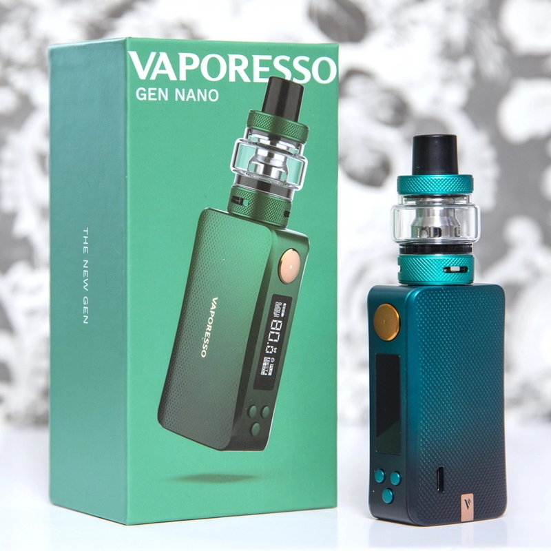 Vaporesso Gen Nano Box Kit 2000mah แบตเตอรี่ในตัว Gtx Coil 80w Box Mod Kits
