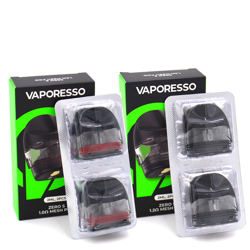 คาร์ทริดจ์ Vaporesso Zero S 2ml 1.2ohm เติม MTL Vaping Empty Pod Cartridges ด้านบน