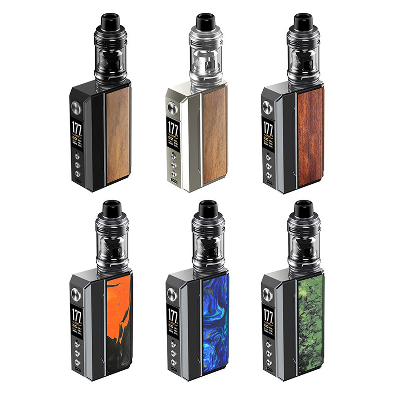 วูโป้ ดราก 4 คิท 177w 4ml 5.5ml สําหรับทุก Pnp Coils Uforce-L Tank Dual 18650 ชุดกล่องแบตเตอรี่