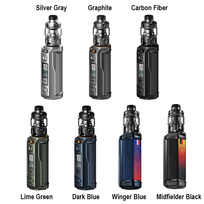วูโปโอ อาร์กัส XT 100W Mod Kit 6.5ml เหมาะสําหรับถังแมท 18650/21700 แบตเตอรี่