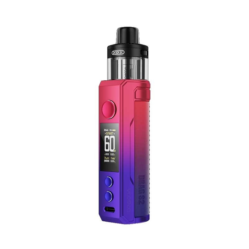 วูโป้ ดราก s2 Pod Mod คิต 60w กับ PnP X แคทริจ DTL / MTL 2500mAh 5ml