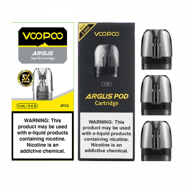 วูโปโอ อาร์กัส ท็อปฟิล แคสตรูป 3 มล 0.4Ω/ 0.7Ω สําหรับ Argus Pod / Argus P1 / Argus Z / Argus G / Argus Pod SE